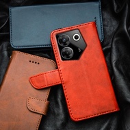 For Tecno Camon 20s Pro 5G CK8n CK8nB Premium Luxury Leather Flip-Top Phone Case Wallet Built-in Car