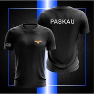 Tshirt Paskau Jersey Microfiber/cotton Baju T-shirt Lelaki Sublimation Unisex BAJU PASKAU OR TSHIRT MALAYSIA ARMY FRONTLINER TUDM T SHIRT MICROFIBER BLACK