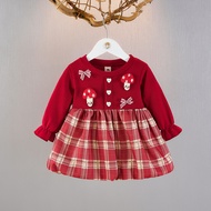 Spring Autumn Baby Dress Spring New Style One Year Old 1-4 Baby Girl Fashion Princess Dress Dress To