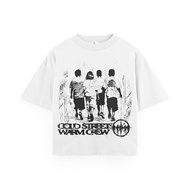 WRLDSTUDIOS_ Boxy Fit Oversized T-Shirt JUST US 20s 200-210gsm