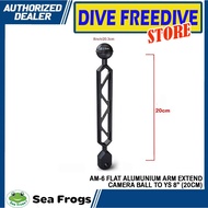 AM-6 Flat Aluminum Arm Extend Sea Frogs Stick Camera Ball To YS 8Inch 20cm Seafrogs Accessories Unde