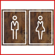 ◮ CR / Toilet / Bathroom Signages / Comfort Room