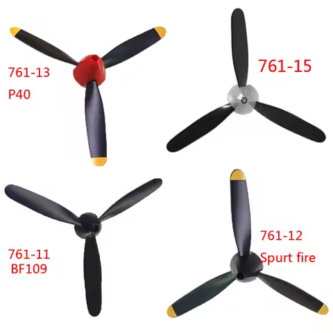 Volantex RC 3 Blades Propeller For 761-5 P-51D, 761-8 F4U, 761-9 T28, 761-11 BF109, 761-12 761-13 P4
