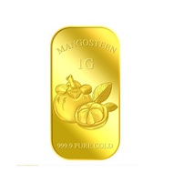 999.9 Pure Gold | 1g Mangosteen Gold Bar