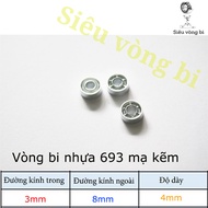 Capless bearing 693 3x8x4mm