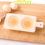 WITAKEY Eggs Chicken Microwave Food Gadget Kitchen Tool Cooking Microwave Eggs 2 Eggs Draining Egg B