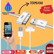 Data Charger Cable iphone 4 4G 4S 3G 3GS iPad 1 2 3 Plug Width 30 Pin