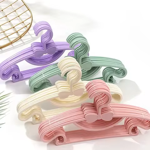 Baby Hanger 10pcs Kids Clothes Hanger Rack Display Cute Hanger Clip Wholesale