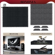 SONONIA 11.8x11.8" Felt Exercise Mats 20 x for Gym Protection Anti Slip Equipment Padding Wear Resis