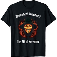 Newest Remember Remember The 5Th Of November Design Best Gift T-Shirt
