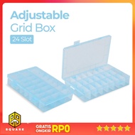SQUARE Multifunction Adjustable Grid Box 24 Slots - J24D Original 99 Square