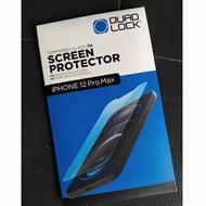 Quad Lock Glass Screen Protector iPhone 12 Pro Max Tempered