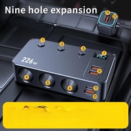 方案 B (多设备充电型 - 92字符): Universal 226W Car Power Adapter Splitter PD 35W Type C USB Voltage Display fo