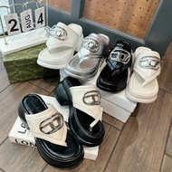 LUXURY 7-SECTION HIGH PU SOLES FLIP-UP SLIPPERS WITH D-LOCKS