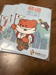 韓國 5G 上網卡 5 天 放題   