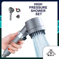 IDECO High Pressure Shower Head 3 Modes Adjustable Showerheads with Filter Water Saving