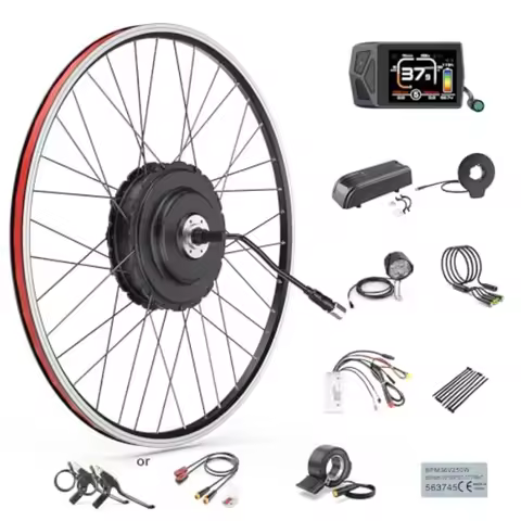 Ebike Conversion Kit: G0900 48V750W Rear Hub Motor Kit for Mountain Bike, Brushless Geared Electric 