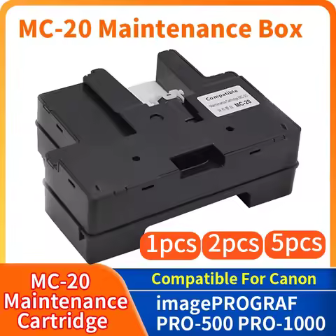 1/2/5pcs MC20 MC-20 MC 20 Maintenance Cartridge compatible for Canon PRO-1000 PRO-500 PFI-50 Printer