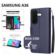 CASE hp SAMSUNG A36/SAMSUNG A56 CASE WALLET FLIP CASE WALLET FLIP LEATHER CASE PREMIUM-FLIP WALLET