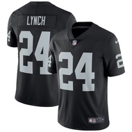 NFL Rugby Jersey Oakland Raiders24 Lynch Oakland Raiders Men's Embroidered Jersey