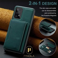 Samsung A73/A53/A33/A13/J7 Pro Premium Leather Case With Wallet Magnet 2 in 1 Card Holder Leather Wallet Case