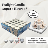Tealight Candle 25pcs/50pcs (6hours) [High Quality]