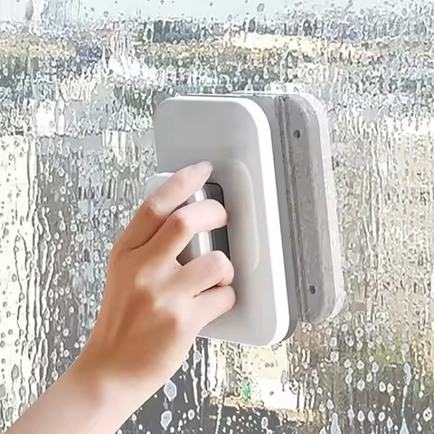 Magnetic Window Cleaner Double-sided Window Cleaning Brush Glass Wiper Cleaning Tools Outside Window