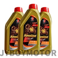CALTEX HAVOLINE ENGINE OIL MINYAK ENJIN SUPER 4T SEMI SYNTHETIC 15W-50 / 10W-40 MOTORCYCLE OIL (1L)