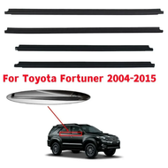 (4เส้น) ยางรีดน้ำในประตู TOYOTA FORTUNER ปี 2004-2015 ยางรีดน้ำขอบกระจก คิ้วรีดน้ำ ยางรีดน้ำขอบประตู