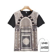 Nabawi MOSQUE SAJADAH KAOS FULL PRINTING KAOS T-SHIRT 3D Premium MOSQUE IMAGE