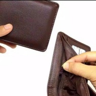Resleting / Sleting Dompet Kulit Pria
