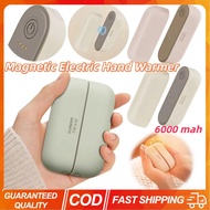 (Local shipping) 2-in-1 Magnetic Electric Hand Warmer 6000mAh USB Rechargeable Detachable Reusable P