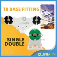 [1PC] YLI/ VIP T8 Single / Double Tube Holder Led Fitting Holder Lampu Kalimantan Lampu Panjang Fluo