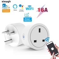 16A eWeLink Wifi  Smart Socket Wifi Socket works with Alexa Google Home vioce control