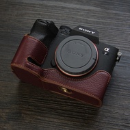 【Original Shipment】 Genuine Leather Cowhide Bag Body BOX Case For Sony A1 A7S3 A7S III A7 Mark IV A7