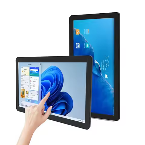 10 19 21.5 27 32 43 55 Inch Capacitive Interactive Touchscreen Panel POE Display Wall Mounted Touch 