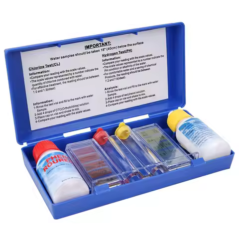 PH OTO Chlorine Water Quality Test Kit Swimming Pool Tester Water Testing Box