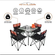 Dhaulagiri Kursi Set Lipat - Meja Lipat Camping Outdoor 5 in 1 Set