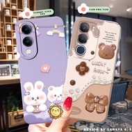 Vivo Y19SGT / Y29S / Y04 / Y19S PRO / Y19S Case Camera Protector Flexible Silicon Character Casing
