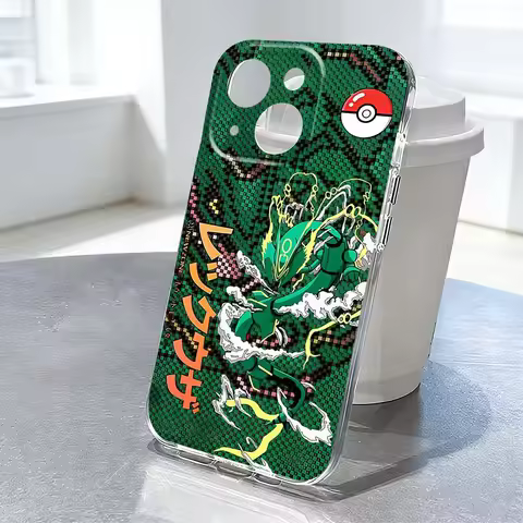 P-Pokemons R-Rayquazas Luxury Phone Case For Apple iPhone 17 Air 16e 16 15 14 13 12 11 Mini Pro Max 
