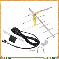 HD Digital TV Antenna 100Mile 10dB Amplified 8 for  for UHF/VHF/FM HDTV Outdoor Antenna Accessories 