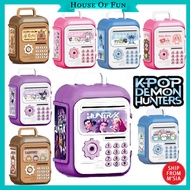 Kuromi Piggy Bank For Kids Tabung Duit Kanak Kanak ATM Cute Toys Girls Boys Gifts Save Money Cartoon