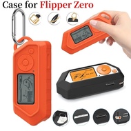 Soft Silicone Case For Flipper Zero Game Console Protective Cover Anti-slip Case Shell  with Carabin