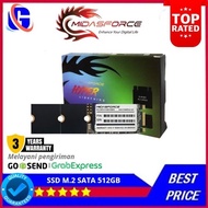 SSD M2 SATA 512GB MIDASFORCE M.2 2240 2260 2280 SATA RESMI 3thn