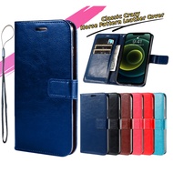 Honor X5B X5B plus GFY-LX2P GFY-LX2 Business Leather Foldable Buckle Bag Anti Drop Insert Card Leath
