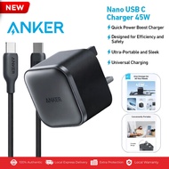 Anker B2692  Nano 30W/45W High-Speed USB C Charger with Foldable Plug, PIQ 3.0 and PPS Fast Charging
