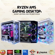[Budget Performance Gaming Desktop Set] Custom Pc Gaming Desktop/Amd/Intel /Air Cooler/AIO/RTX/RX