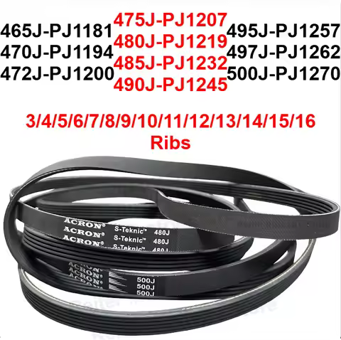 465J rubber conveyor belt PJ 470J 472J 475J 480J 485J 490J 495J 497J 500J Sports Bike Treadmill Exer