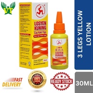 3 LEGS YELLOW LOTION 30ML - Antiseptic for Minor Wounds
