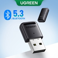 UGREEN USB Bluetooth 5.0/5.3 Adapter Upgraded Dongle Transmitter Receiver For PC Headset Wireless Mouse Music Audio Receiver Transmitter aptx Bluetooth 5.0
